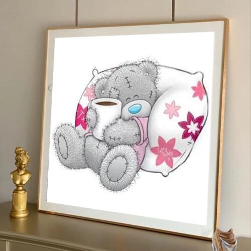 Cartoon Bears 5D DIY Diamond Paintings Embroidery Pattern Full Animal Handcrafts Home Decors 3d Cross Stitch Kits Wall Stickers