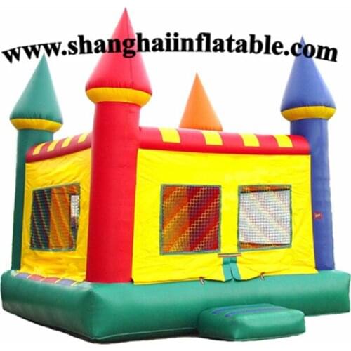 Commercial soft play equipment inflatable castle bounce house indoor playground for sale