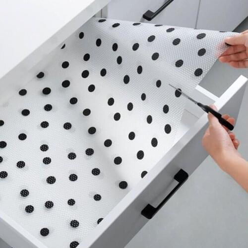 45*122 cm Drawer Mat Oil-proof Moisture Kitchen Table Shelf Liner Mats Cabinets Pad Paper Non Slip Waterproof Cupboard Placemat