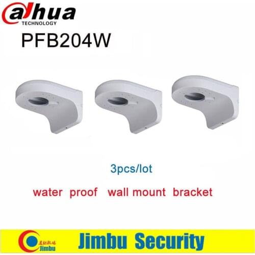 Dahua IP Camera Bracket for CCTV Camera PFB204W 3pcs/lot Water-proof Wall Mount Bracket Aluminum Neat &Integrated design