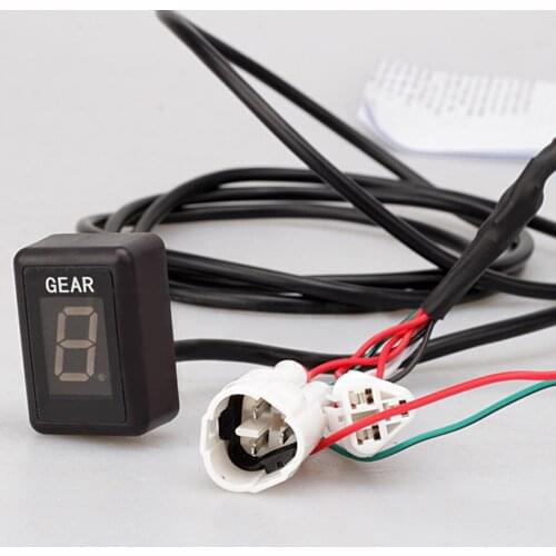 Motorcycle LCD Electronics 6 Speed 1-6 Level Gear Indicator Digital Gear Meter For Yamaha FZS1000 XT660 XV1600A YZF R6S XVS950A