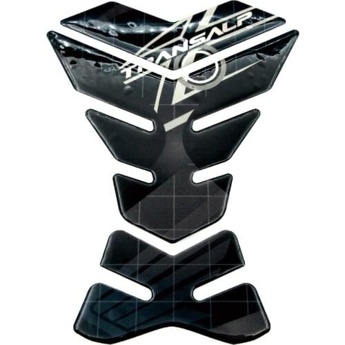 Motorcycle High Quality Brazing Gel Fuel Oil Tank Pad Fish Bone Protector Racing Sticker Tank Cap Cover Decal For Honda TRANSALP