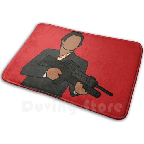 Tony Montana Scarface Soft Non-Slip Mat Rug Carpet Cushion Tony Montana Scarface De Palma Brian De Palma Al Pacino