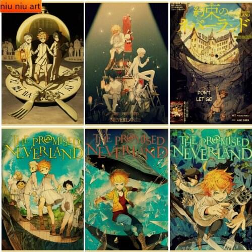 Anime Cartoon Promised Neverland Diamond Painting Diamond Inlaid Diamond Mosaic Diamond Embroidery Cross Stitch Kits Home Decor