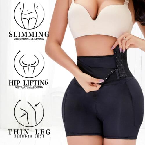 Butt Lifter Control Panties Shapewear Waist Underwear Body Shaper Pad Fake Buttocks Lingerie Hip Enhancer Shapwear Brief Push