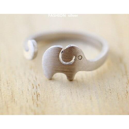 NEW! Real 925 Sterling Silver Ring Silver fashion jewelry Ring Drawing Hollow Elephant Branches jewelry wholesale jewelry