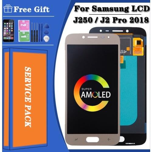 Original For Samsung Galaxy J2 pro 2018 J250 J250F LCD Display touch screen digitizer assembly for Grand Prime Pro