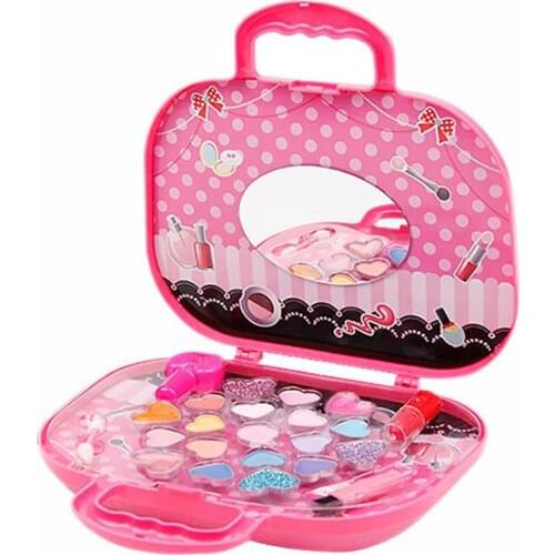 Simulated Princess Makeup Box Eyeshadow Lipstick Palette Girl Pretend Play Toy
