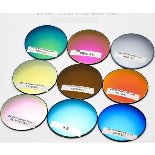 A Pair Optical Lens Mirrored Tinted Lens Prescription Myopia Presbyopia Scratch-resistant 1.50 1.61 1.67 Index