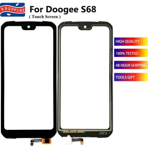 KOSPPLHZ 5.9" For Doogee S68 Pro Touch Screen Front Glass Panel Touchscreen Sensor 100% Tested For DOOGEE S68Pro M11T Cell Phone