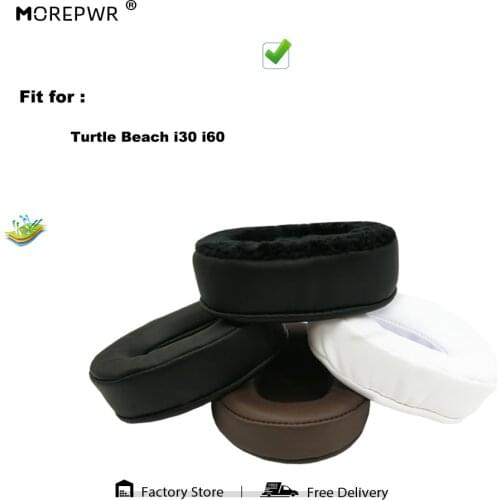 Replacement Ear Pads for Turtle Beach i30 i60 Premium Headset Parts Leather Cushion Velvet Earmuff Earphone Sleeve Cover