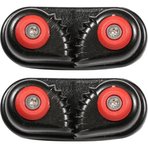 2pcs Anodized Aluminium Cam cleat Rowing Boat Cam cleats Matic Fairlead Marine Sailing Sailboat Kayak Canoe Dinghy Accessories
