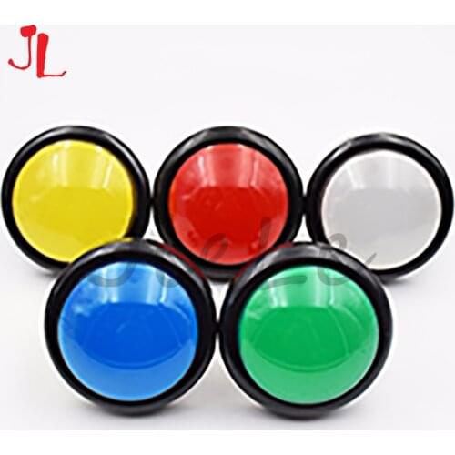 100mm Big Dome Convex Type LED Lit Illuminated Push Buttons For Arcade Machine Video Games Parts