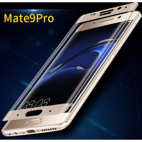 9H 3D Tempered Glass For Huawei Mate 9 Round Curved LCD Full cover screen protector For Huawei Mate 9 pro PD Protective film