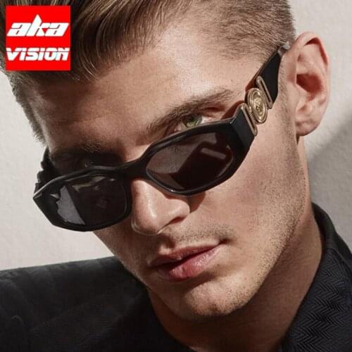 AKA VISION 2021 Cat Eye Sunglasses Men Brand Designer Glasses Men/Women Retro Eyewear for Women Vintage Gafas De Sol UV400