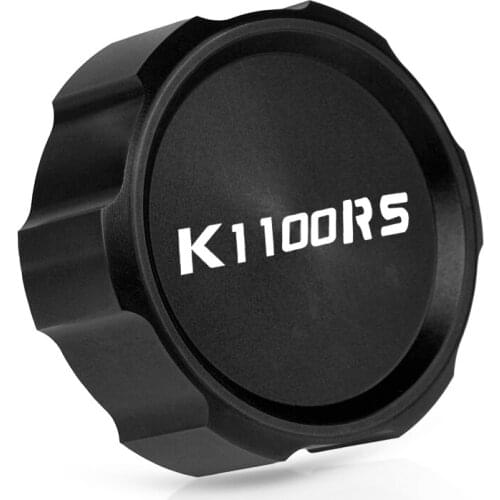 Motorcycle CNC Aluminum Accessories Cylinder Reservoir Cover cap For BMW K1100RS 1993-1996 Black Red Blue K 1100 RS with logo