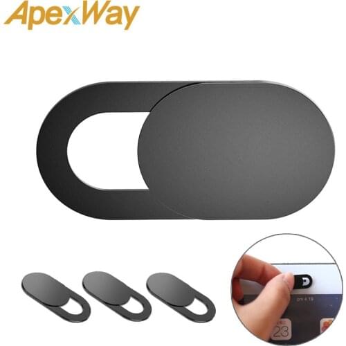 Apexway camcover WebCam Cover Shutter Magnet Slider For iPhone Web Laptop PC For iPad Tablet Camera Mobile Phone Privacy Sticker
