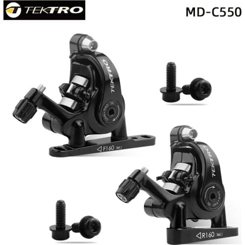 Tektro Bremsleitung Road Bike Double Pison Tektro MD C550 Disc Brake Bike Disc Mechanical Brake Bicycle Cable Caliper