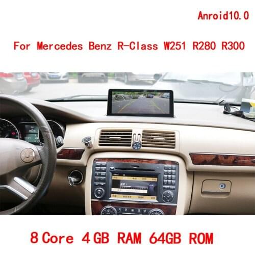HD 1024*600 4G+64G Car Multimedia Radio Player For Mercedes Benz R Class W251/R280/R300/R320/R350/R63 WiFi Bluetooth Android Car