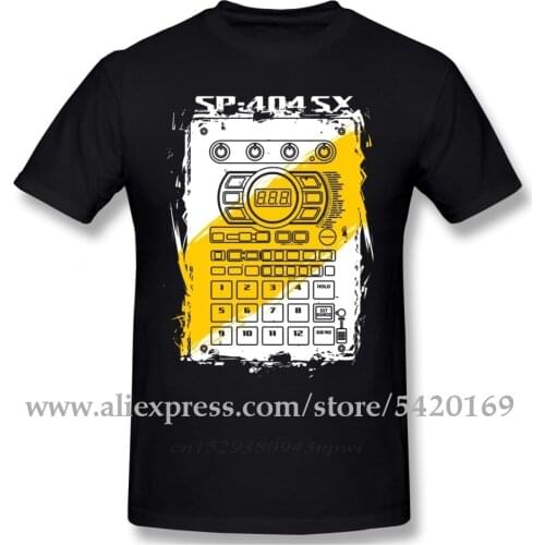 Roland SP-404 SX Tee Shirt Mens Fashion Electronic Musical Instruments T Shirt Pure Cotton Classic Crewneck T-shirt