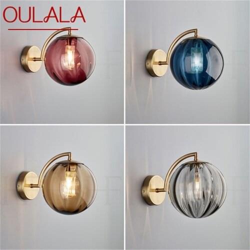 OULALA Nordic Indoor Wall Sconces Lamp Postmodern Lighting Fixtures for Home Living Room Decoration