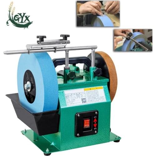 H8101 desktop grinder 10 inch positive and negative white corundum sharpener low speed grinder polishing machine