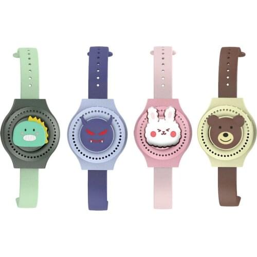 2021 New Watch Fan USB Charging Innovative Children Wrist Mini Leafless Fan Creative Childrens Products With USB Power Cord