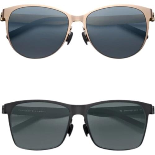 Mijia Customization TS Nylon Polarized Cat Eyes Rectangle Sunglasses Men Women Ultra-thin Lightweight Outdoor Travel Sunglasses