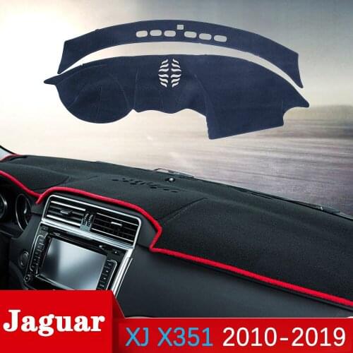For Jaguar XJ 2010-2019 X351 Anti-Slip Mat Dashboard Cover Pad Sunshade Dashmat Carpet Accessories 2012 2013 2015 2016 2017 2018