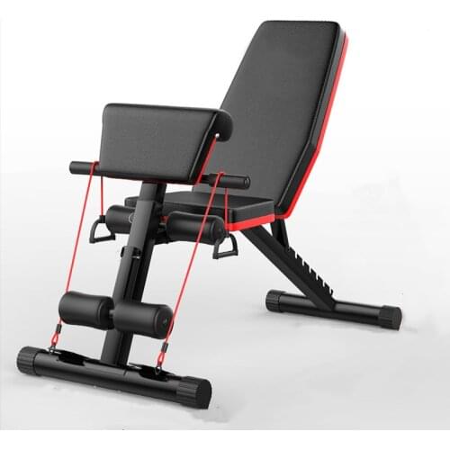 Adjustable Sit Up Bench Multi-position Comfortable Stable Durable Multi-functional Steel Fitness Workout Bench Exercise Training