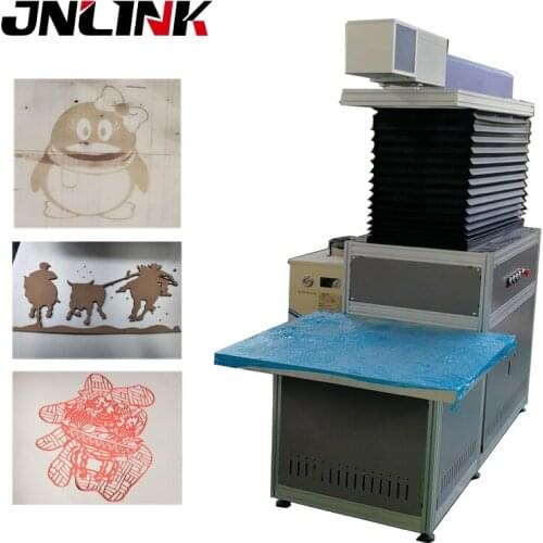 High speed co2 nonmetal laser marking machine for plastic bottle 20w
