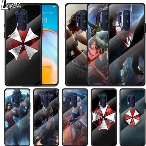 Game Biohazard Umbrella For Oneplus 9R 9 8T 8 Nord Z 7T 7 Pro 5G Tempered Glass Shell Phone Case Cover