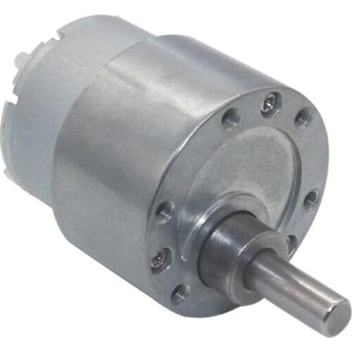 1PC Replacement DC 12V 24V 80mA 2-Pin Terminals Electric Geared Motor 7MM Diameter Shaft