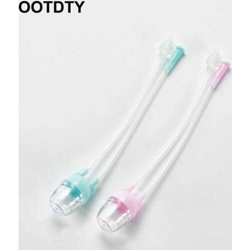 Baby Nose Cleaner Snot Nasal Suction Device Newborn Aspirator Safe Nursing Care Soft Silicone Vacuum Safety Sucker Newborn Clean