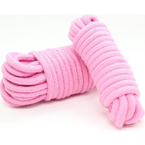 BDSM Sex Toys Cotton Rope Bondage Handcuff Foot Ankle Chain Cord Guiding Adult Products Flirting for Men Woman Cosplay Game 18