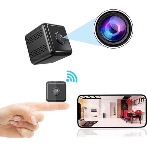 Mini Wireless Camera Real 1080P Wifi Camera Home Nanny Tiny Cam Baby with Night Vision Motion Cell Phone App Detection