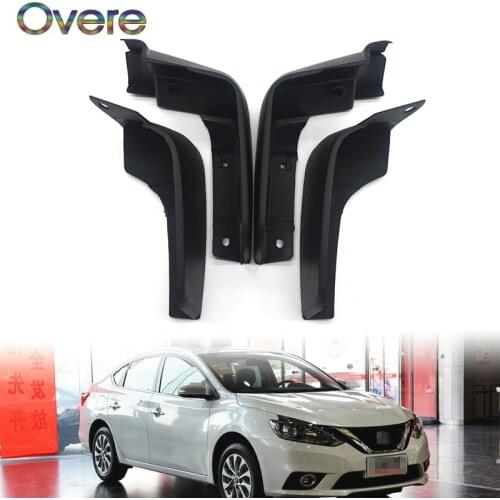 Overe Car Front Rear Mudguards For 2013 2014 2015 2016 2017 Nissan Sentra Sylphy B17 Pulsar Car-styling Mudflap Accessories