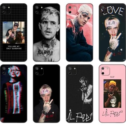 Black tpu Case For OPPO Realme C11 Case For Realme C 11 RealmeC11 Back RMX2185 Cover Bumper Lil Peep Lil Bo Peep worlds away