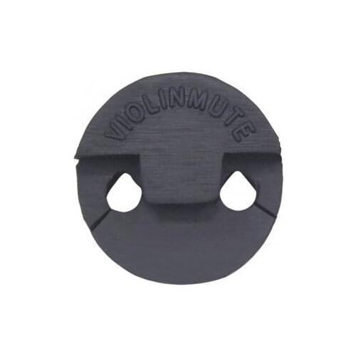 Black Round Rubber Violin Mute