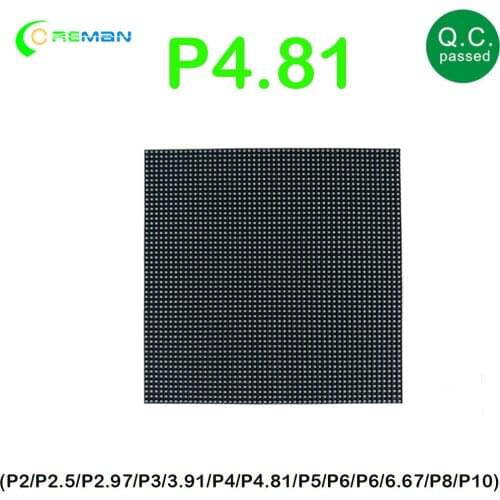 Advertising digital billboard module 4.81mm ph4.81 , outdoor p4.81 led panel 250*250mm led screen module