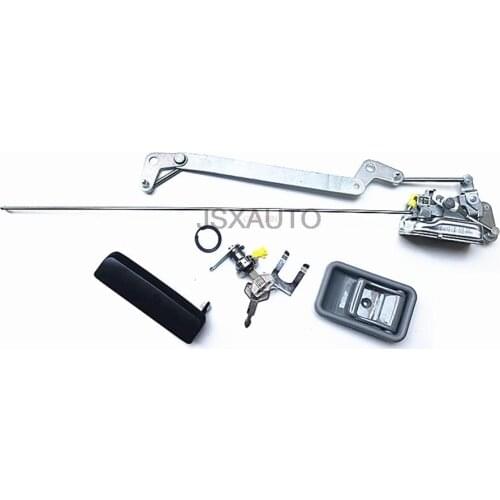 Excavator Cab door lock assembly lock block outer handle Excavator Accessories For Kobelco SK200 210 230 250 260 350-6-6E-8