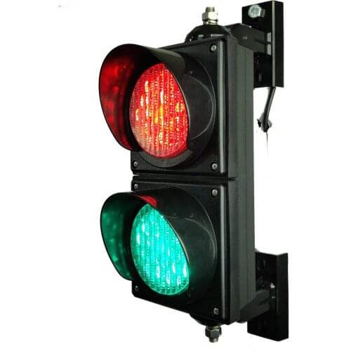 Mini LED Traffic Light Lamp Red Green Traffic Signal Light Parking Lot Signal Entrance and Exit