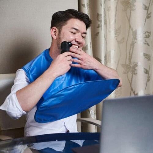 1pcs Shaving cloth Beard Apron Beard Care Clean Gather Cape Trimmings Shaving Dye Cloth Hair Catcher Dropship Bib W7B3