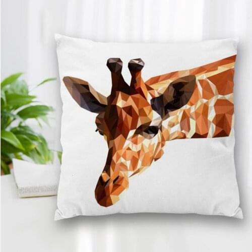 New Art Animal Pillow Slips With Zipper Bedroom Home Office Decorative Pillow Sofa Pillowcase Cushions Pillow Cover