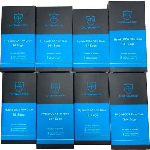 OCA Master 250um OCA Film Glue for Samsung s7 edge s8 s8 plus Note 8 9 s10 s9 plus in frame lcd screen glass repair