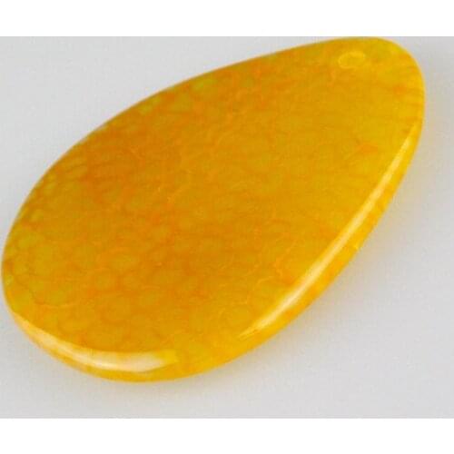 Wholesale 10pcs Natural Semi Precious Stone Bead, Gold stone Tear Shape Pendant For Fancy Jewelry Necklace DIY Making