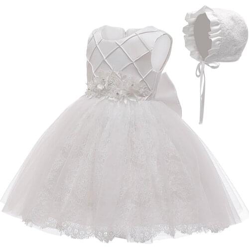Sleeveless Princess Dresses + Hat Girl Party Evening Events Dress Girls Birthday Girl Dresses For Girls kids Dress Girls Clothe