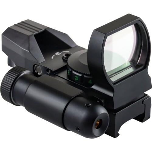 Red Green Laser Riflescope Tactical Hunting Sight Scope Optics Holographic Projection Red Dot Sightsight for 20mm Rail Mounted