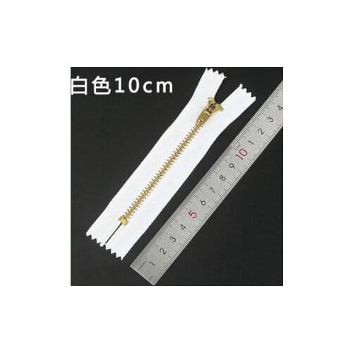 Sewing supplies Real copper zipper Navy black jeans / casual pants metal copper zipper pants placket metal iron zipper