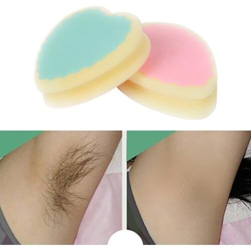 Professional Painless 3 Shapes Women Hair Removal Sponge Soft Cute Depilation Tools Skin Care Sponges Beauty Ladies Lovely